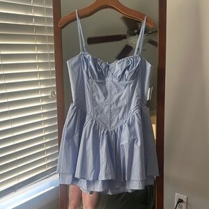 Altar'd State Light Blue Mini Dress